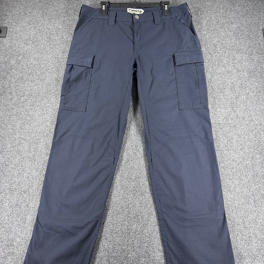 First Tactical Cargo Pants Womens‎ 14/T 14 Tall Navy Blue Ripstop Duty Trousers